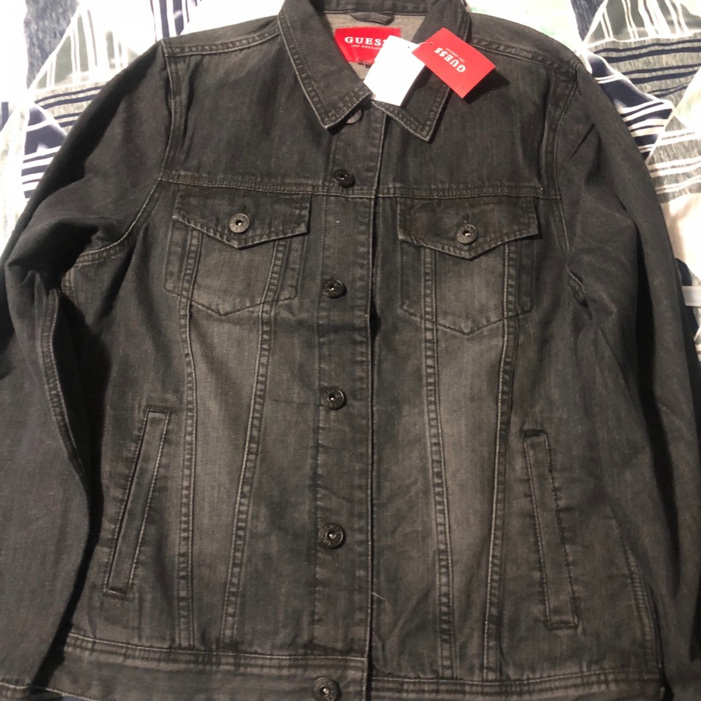 Guess Black Denim Jacket